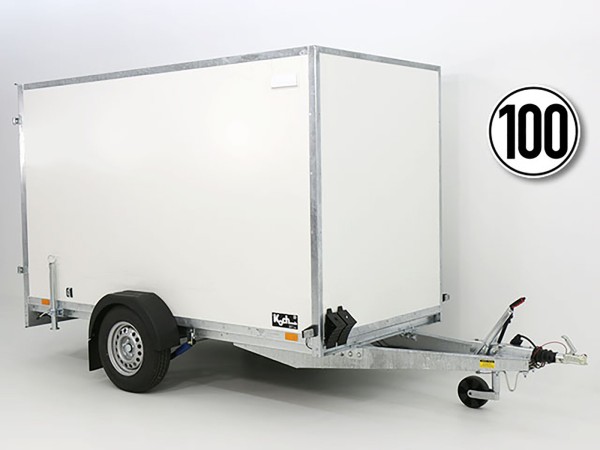 Blyss Kofferanhänger 150x305cm Höhe:180cm 1,3t Sandwich – Robuster Anhänger für vielseitige Transportbedürfnisse
